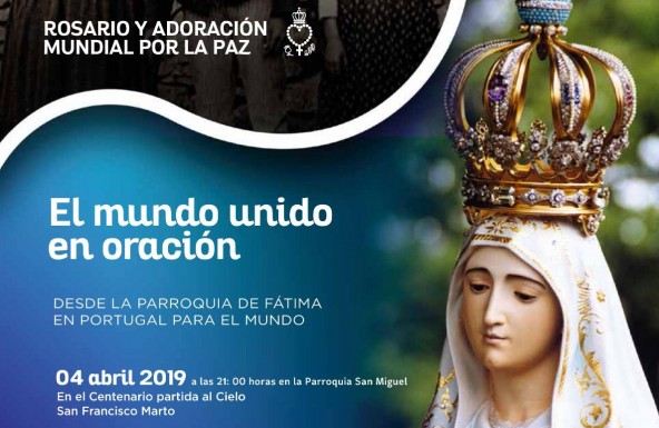 La parroquia San Miguel se une al Rosario mundial por la paz
