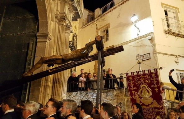 La Cruz de la Misión con las Clarisas de Jaén y en el Vía Crucis del Cristo del las Misericordias