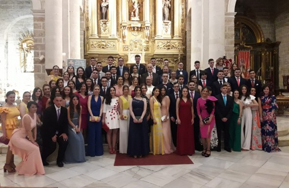 Eucaristía de Acción de Gracias de los alumnos de Bachillerato en la parroquia de San Juan Evangelista de Mancha Real