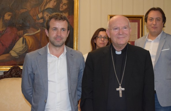 Visita institucional del Alcalde de Jaén al Obispo de la Diócesis