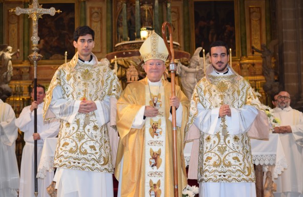 El Obispo ordenará sacerdotes a dos diáconos en la solemnidad de San Pedro y San Pablo