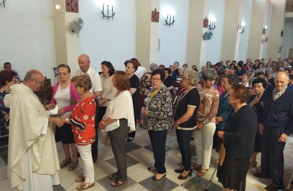 La comunidad parroquial de Huelma celebra la Misa del enfermo