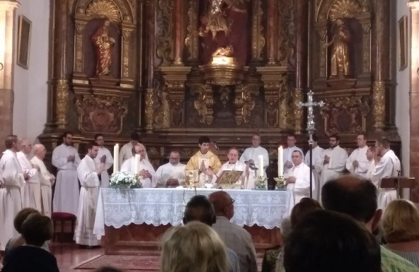 Misa de acción de gracias por la ordenación  presbiteral de Miguel Conejero