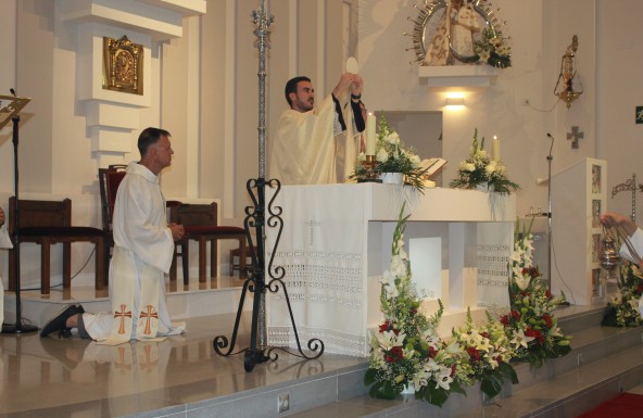 Misa de acción de gracias de D. Andrés Aldarias Martos en La parroquia de San Eufrasio de Andújar