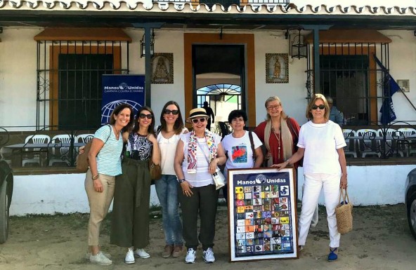 Manos Unidas Jaén peregrina a El Rocío para conmemorar su 60 aniversario