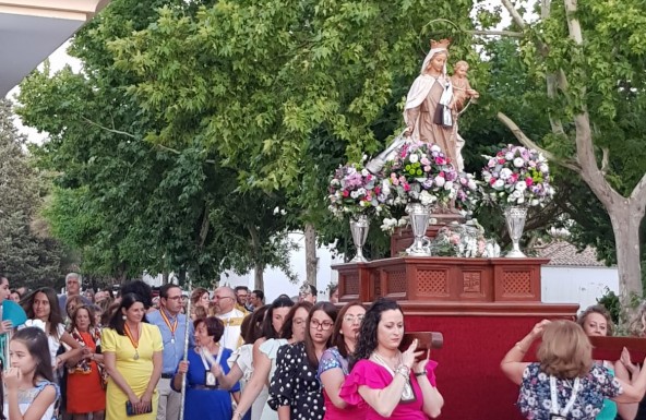 El Puente del Obispo celebró a su Patrona, la Virgen del Carmen