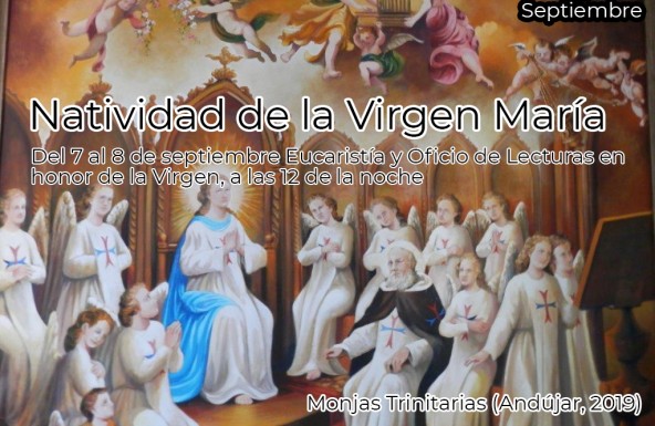 Las Trinitarias de Andújar celebrarán la natividad de María con una Eucaristía