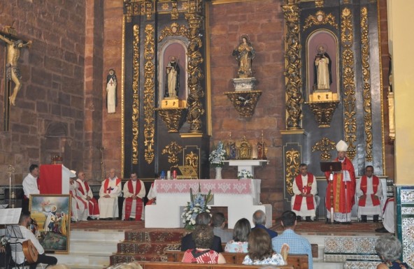 Celebración de la Eucaristía, presidida por  el Sr. Obispo, en el 450 aniversario del martirio del Beato Marcos Criado