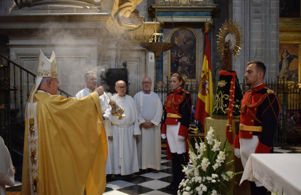 Don Amadeo preside la Eucaristía en honor de la Virgen del Pilar