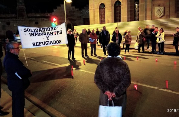 El Círculo de Silencio de Linares defiende los derechos humanos de migrantes y refugiados