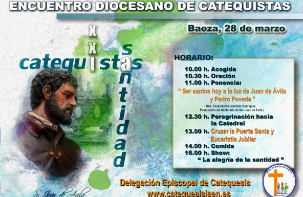 El encuentro de Catequistas se celebrará en Baeza el próximo 28 de marzo