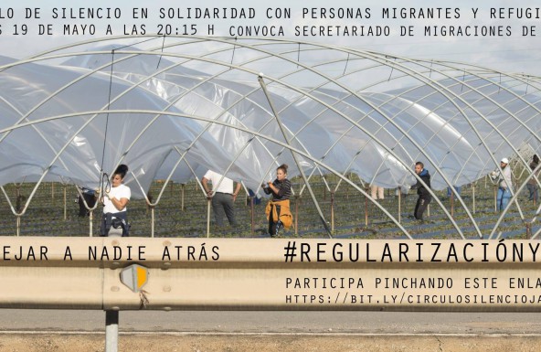 El Secretariado de Migraciones organiza para el próximo martes un Círculo de Silencio virtual, bajo el lema «No dejar a nadie atrás. Regularización Ya»