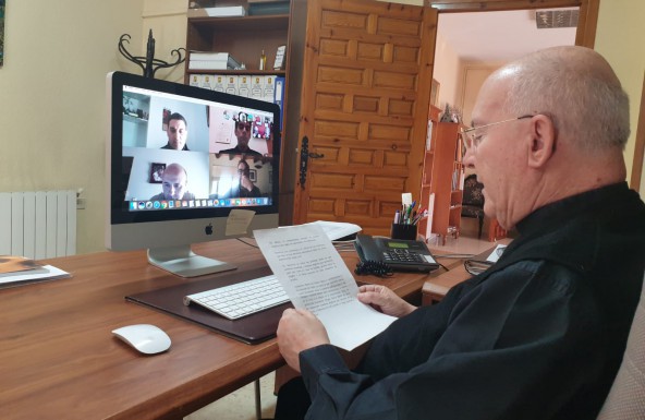 El Obispo de Jaén comienza a reunirse por videoconferencia con los Arciprestazgos
