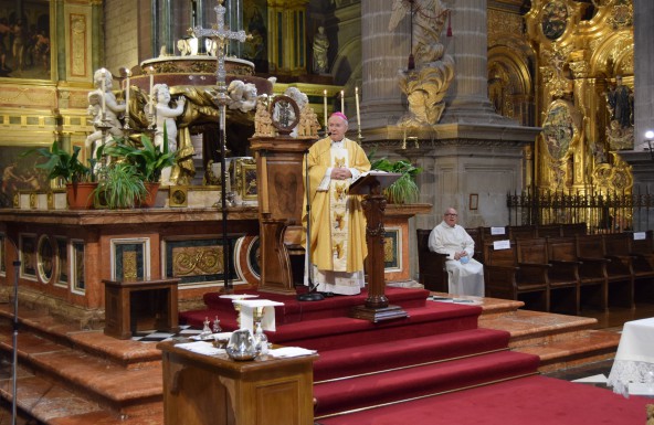 El Obispo preside la Eucaristía del VI domingo de Pascua en la Catedral