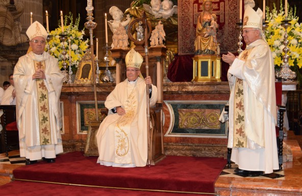 Cuarto aniversario del inicio del episcopado de Don Amadeo en la Iglesia de  Jaén