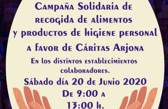 La Hermandad de la Expiración de Arjona organiza una recogida solidaria de alimentos para Cáritas