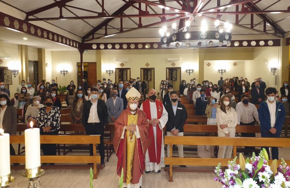 El Espíritu Santo desciende sobre la parroquia de la Asunción de Martos