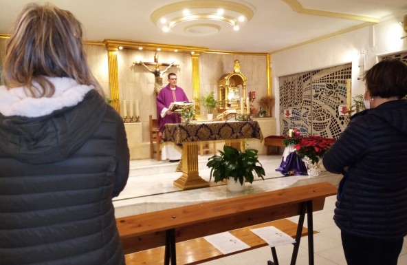 Retiro de Adviento para el profesorado de religión católica en la parroquia de Santa María del Valle, de Jaén