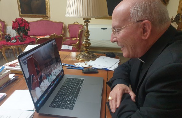 El Obispo visita, virtualmente, los conventos y monasterios de clausura de la Diócesis