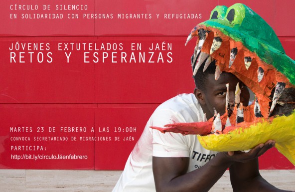 Círculo de Silencio de febrero: jóvenes extutelados en Jaén retos y esperanza