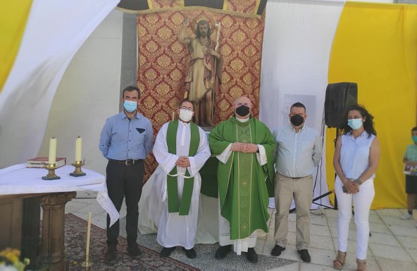 La comunidad parroquial de Arbuniel comienza los cultos y actos con motivo de su 125 Aniversario en torno a su titular San Juan Bautista
