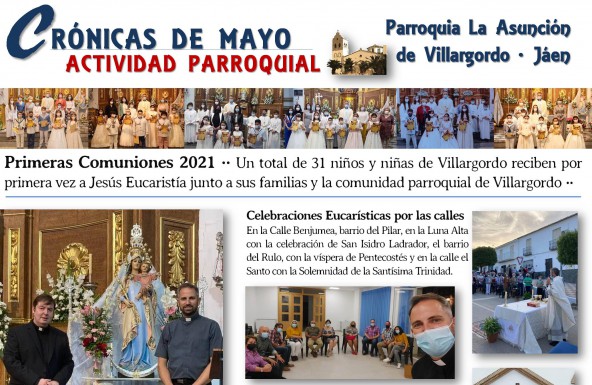 La parroquia de La Asunción de Villargordo celebra diversas actividades pastorales durante el mes de mayo