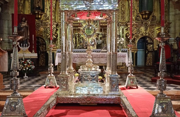 Restauración del templete del Corpus de Alcalá la Real