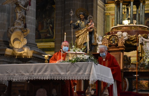 El Obispo de Jaén preside la Eucaristía en la Fiesta de Santiago Apóstol, Patrón de España