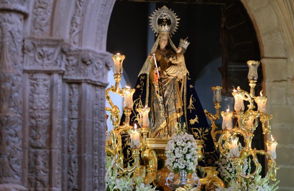 El próximo cinco de agosto comienzan los cultos a Santa María del Alcázar