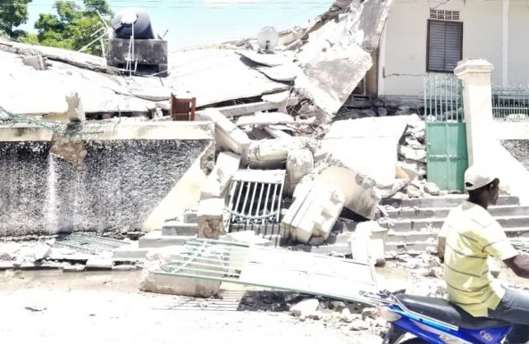 Cáritas se moviliza en Haití para prestar ayuda humanitaria tras el terremoto