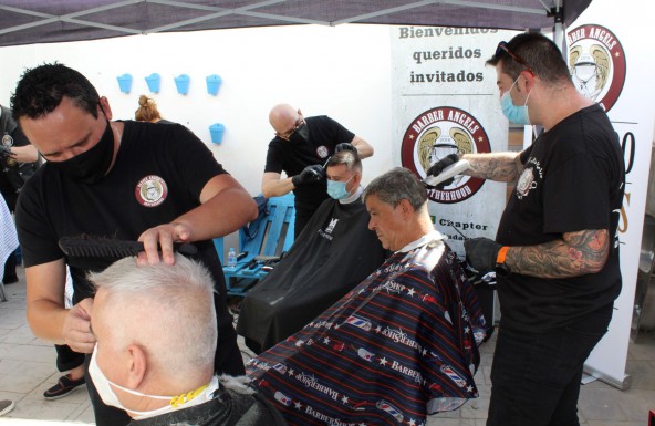  Corte de pelo gratuito para personas sin hogar en Santa Clara gracias a Barber Angels