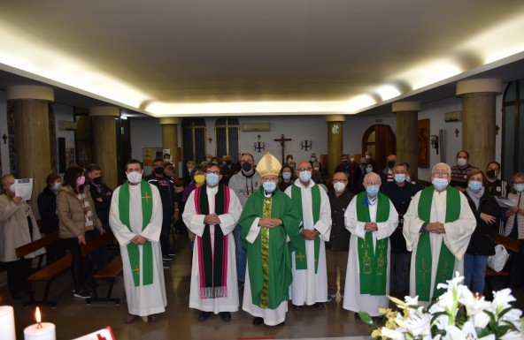 La parroquia de San Juan Bosco de Jaén acoge la celebración de la Eucaristía de acción de gracias en el cierre del 75 aniversario de la HOAC