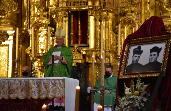 Monseñor Rodríguez Magro preside la Eucarística de acción de gracias por la beatificación de Aquilino Pastor y Manuel Galcerá
