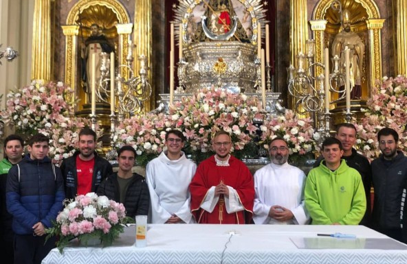El Seminario participa en la peregrinación al Santuario de la Virgen de la Cabeza