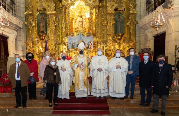 Monseñor Chico Martínez preside la fiesta del Bautismo del Señor en Santa María de Alcalá la Real