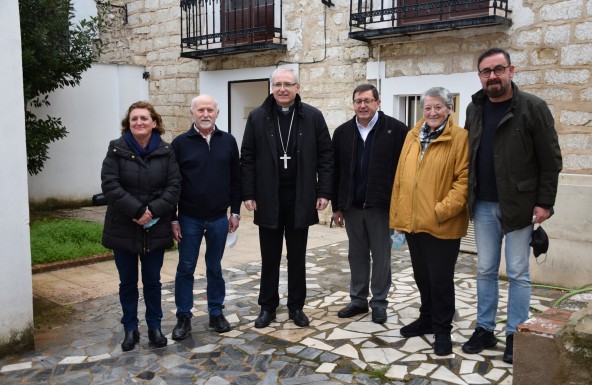 Don Sebastián visita la parroquia de Santa María Magdalena de Jaén