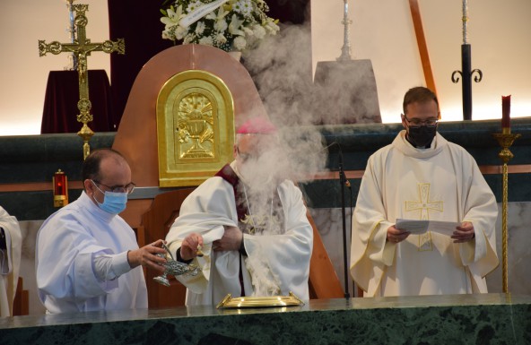 El altar de San Juan Pablo II ya está consagrado