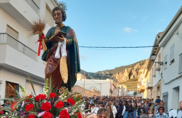 Huesa celebra a San Marcos evangelista