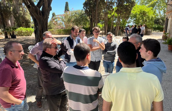 Convivencia y retiro  de fin de curso del clero joven y convivencia del seminario diocesano de Jaén en la Casa de Espiritualidad de Trayamar
