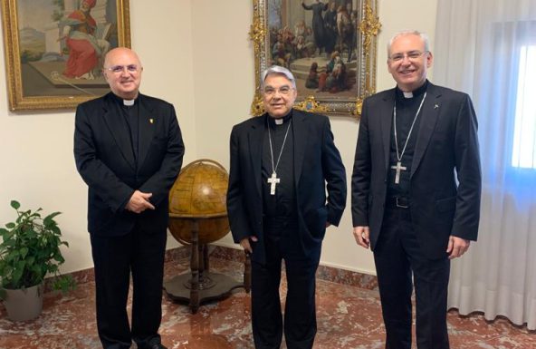 El Obispo conoce, de la mano del Cardenal Semeraro, cómo se encuentra el proceso martirial de Jaén