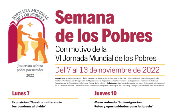 La Iglesia de Jaén organiza una semana de actividades para reflexionar sobre la pobreza