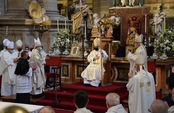 Con una Eucaristía conmemora su aniversario como Obispo de Jaén, Monseñor Chico Martínez