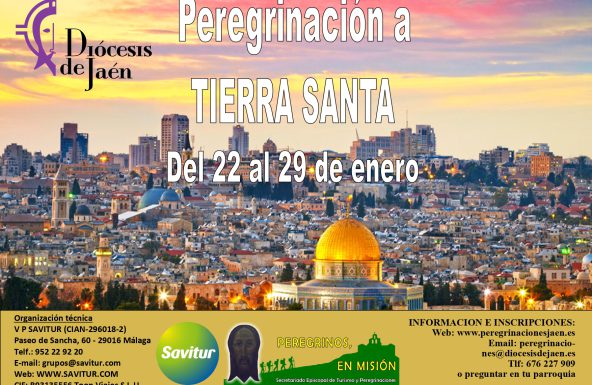 La Diócesis peregrinará a Tierra Santa en enero