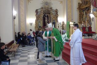 <strong>Visita del Obispo a la comunidad parroquial de Ntra. Sra. de la paz de Marmolejo</strong>