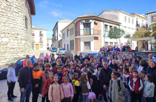 Los niños de la parroquia de Villargordo visitan Torredonjimeno