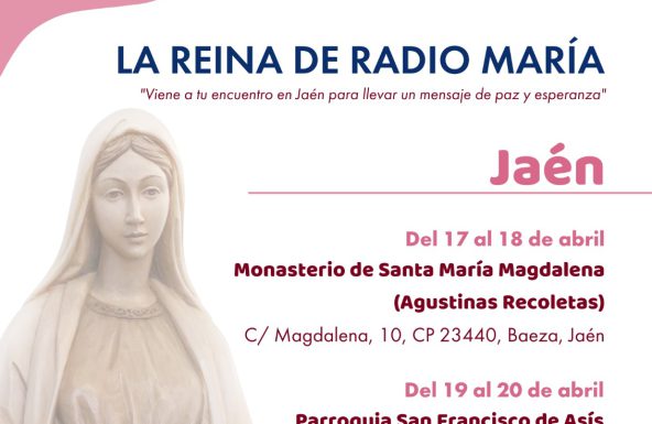 La reina de Radio María, en Jaén