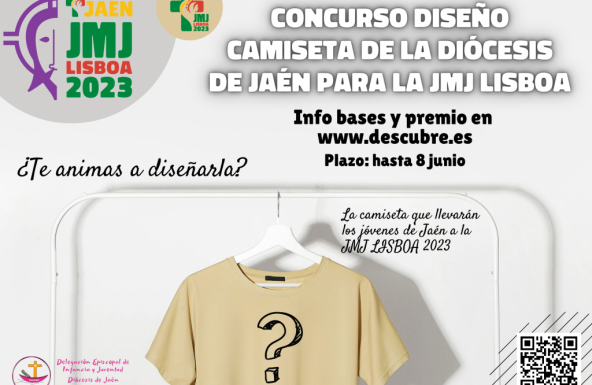 Plazo abierto para el concurso del diseño de camiseta de la Diócesis de Jaén para la JMJ