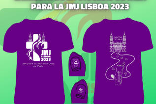 Camiseta de la Diócesis de Jaén para la JMJ de Lisboa 2023