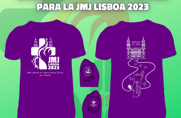 Camiseta de la Diócesis de Jaén para la JMJ de Lisboa 2023
