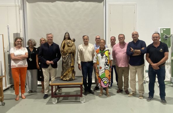 La Virgen del Alcázar es trasladada el Instituto Andaluz del Patrimonio Histórico